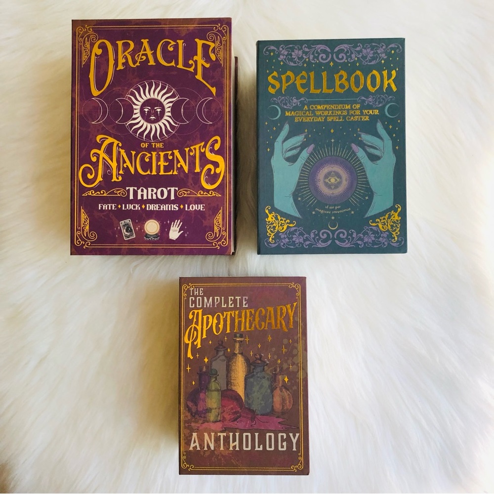 Halloween Faux Decor Books 3 pc